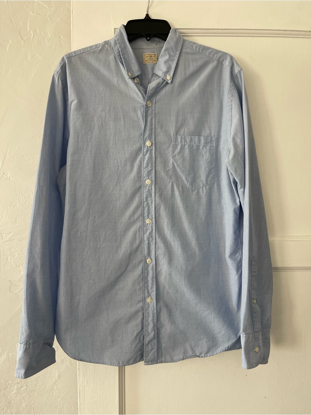 J. Crew Light Blue Button-Down Oxford Shirt